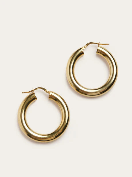 ABLE GOLD AIR HOOPS