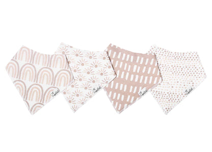 COPPER PEARL BANDANA BIBS IN BLISS