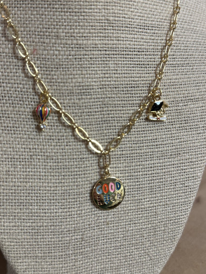 GOOD LUCK, GRAD! CHARM NECKLACE