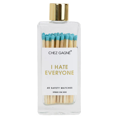 CHEZ GAGNÉ GLASS BOTTLE SAFETY MATCHES
