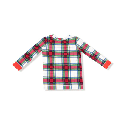 LONG SLEEVE LOUNGEWEAR SET X HOLIDAY PLAID