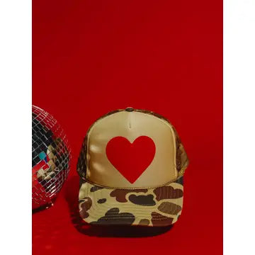 HEART ON MY SLEEVE TRUCKER HAT