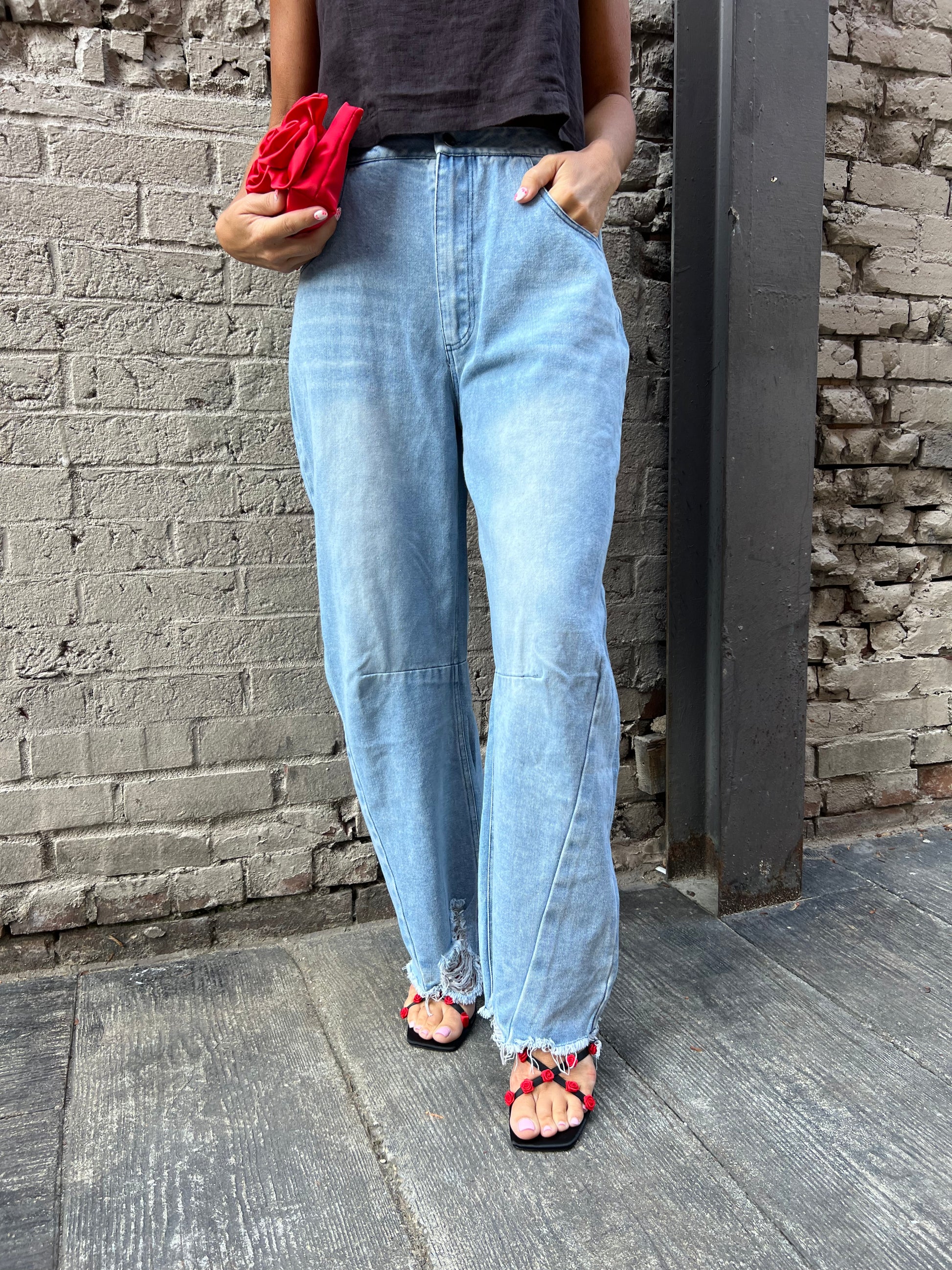 baggy barrel jeans