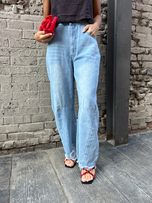 baggy barrel jeans