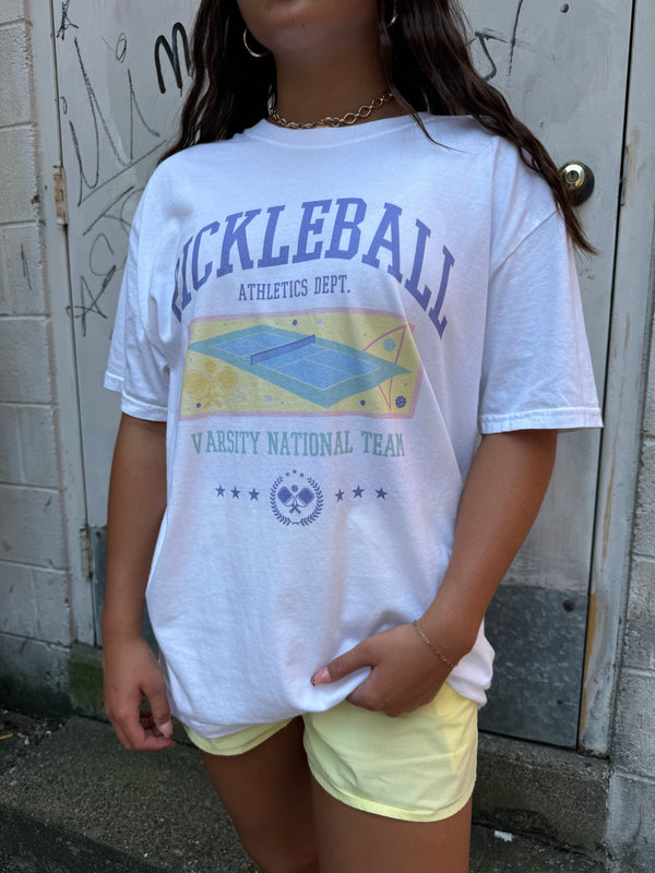 pickleball athletics department graphic tshirt