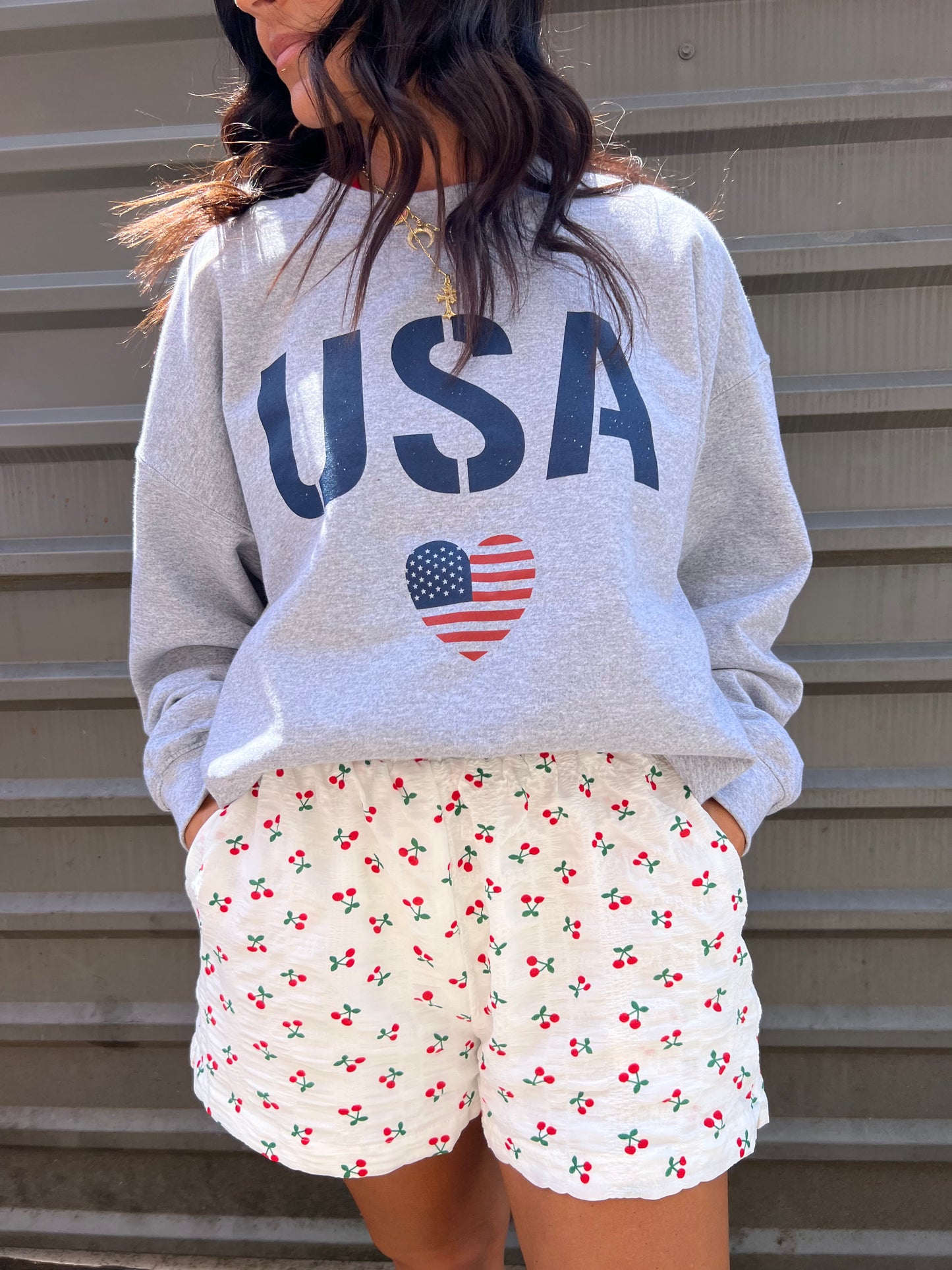 BORN IN THE USA CREWNECK