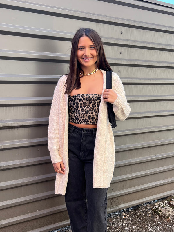 SADIE & SAGE IMOGEN CARDI IN OATMEAL - THE HIP EAGLE BOUTIQUE