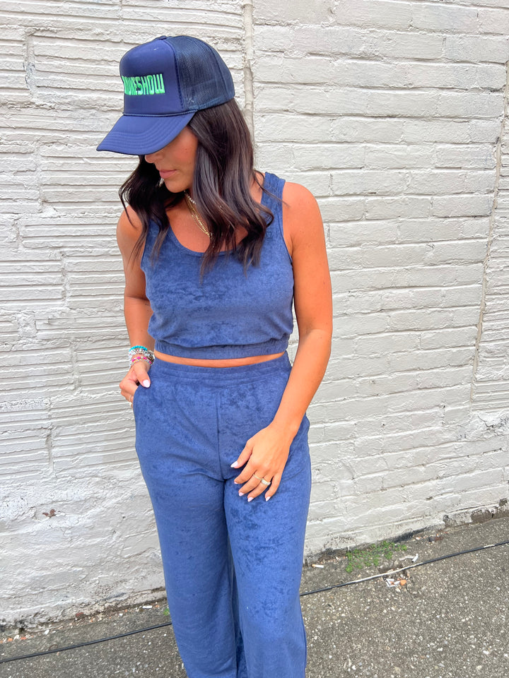 LAKE SIDE TERRY CLOTH PANT - THE HIP EAGLE BOUTIQUE