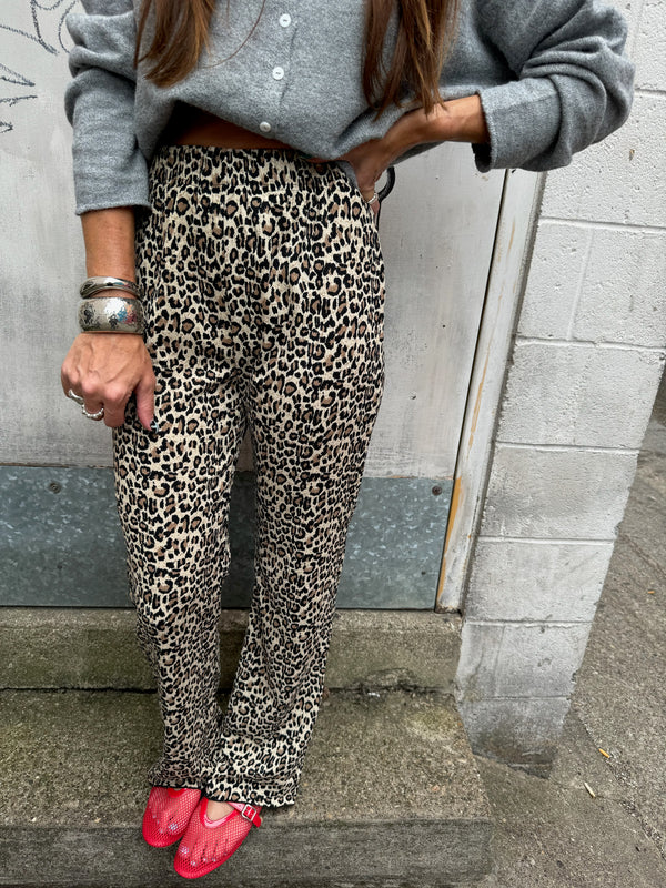 leopard print pants