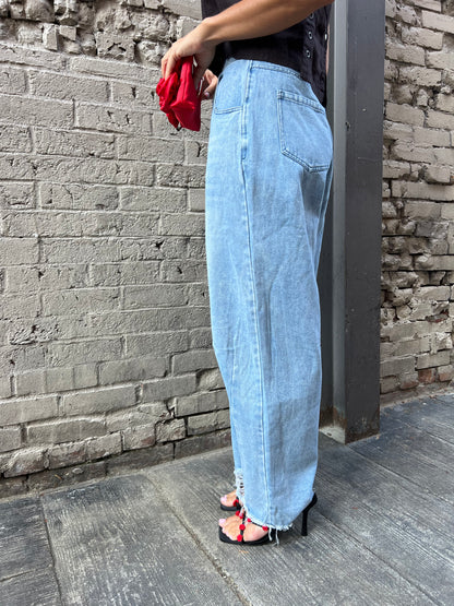 baggy denim jeans