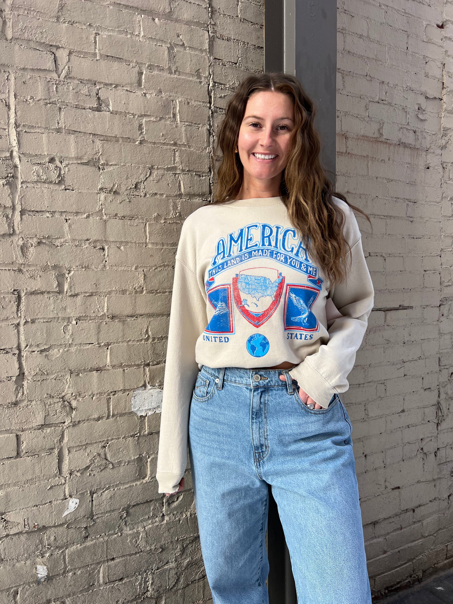 vintage america crewneck sweatshirt
