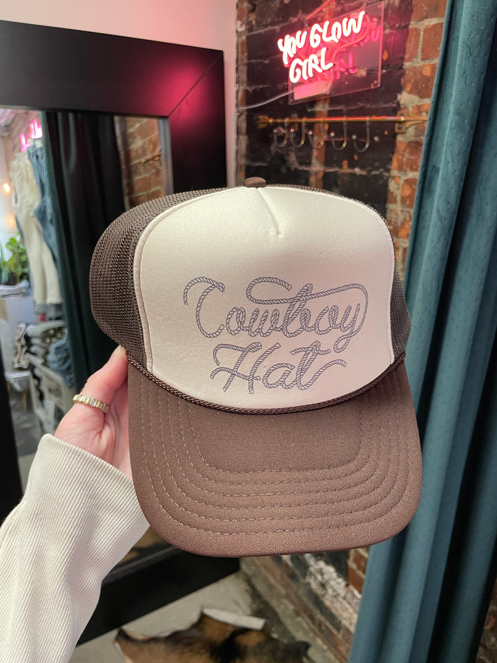 cowboy trucker hat