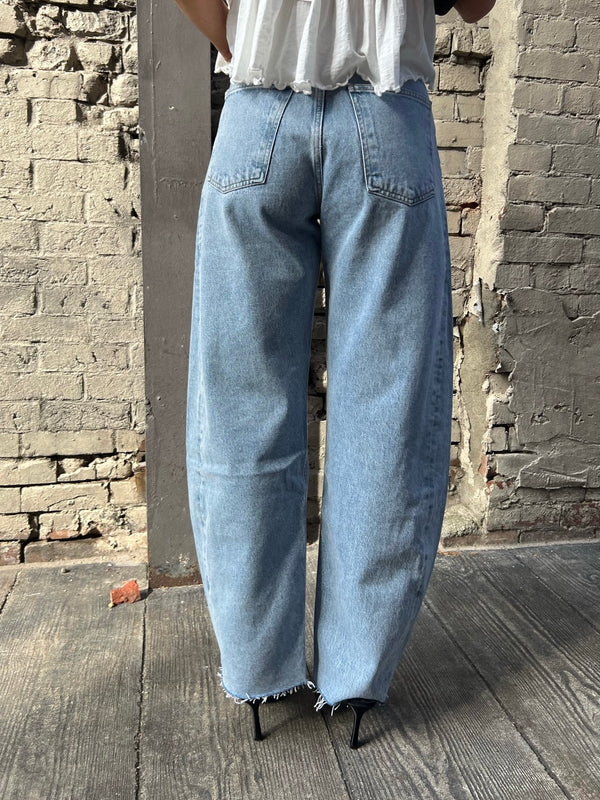AGOLDE LUNA HIGH RISE PIECED DENIM JEANS *25 available, pre-order other sizes for early june del