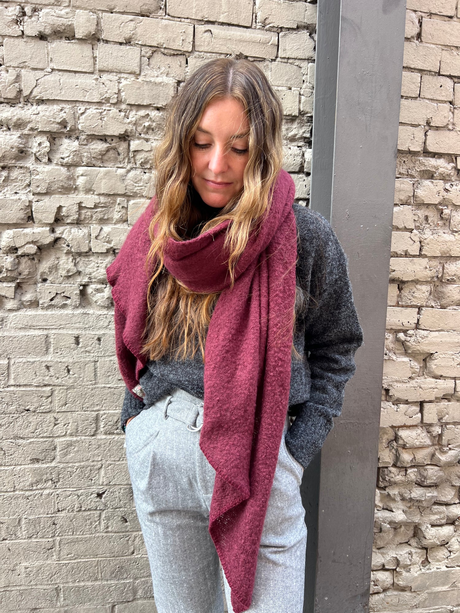 FREE PEOPLE RANGELEY RECYCLED BLEND SCARF - THE HIP EAGLE BOUTIQUE