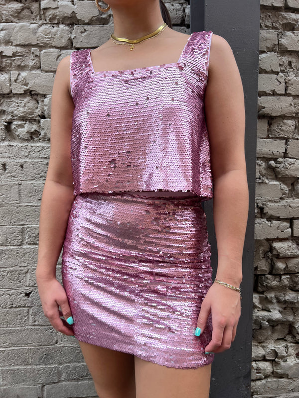 DISCO QUEEN SEQUIN TOP