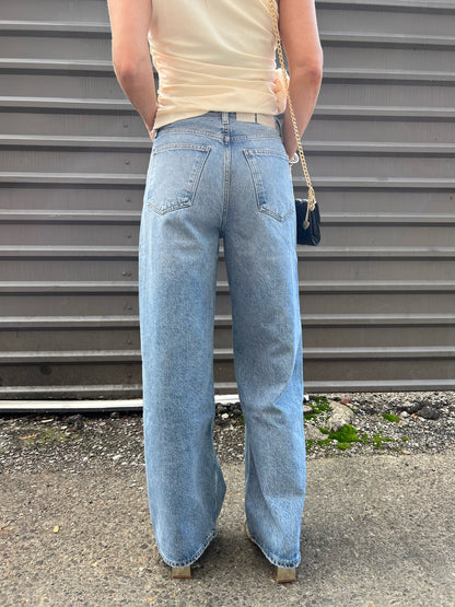 AGOLDE LOW SLUNG BAGGY DENIM JEANS