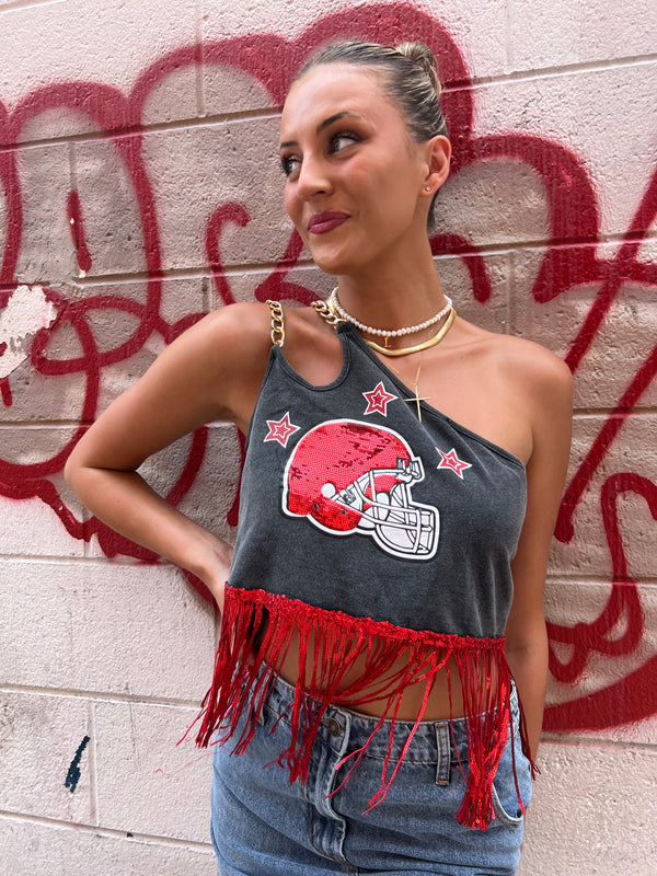 THE HIP EAGLE BOUTIQUE - red football team tailgate gear 