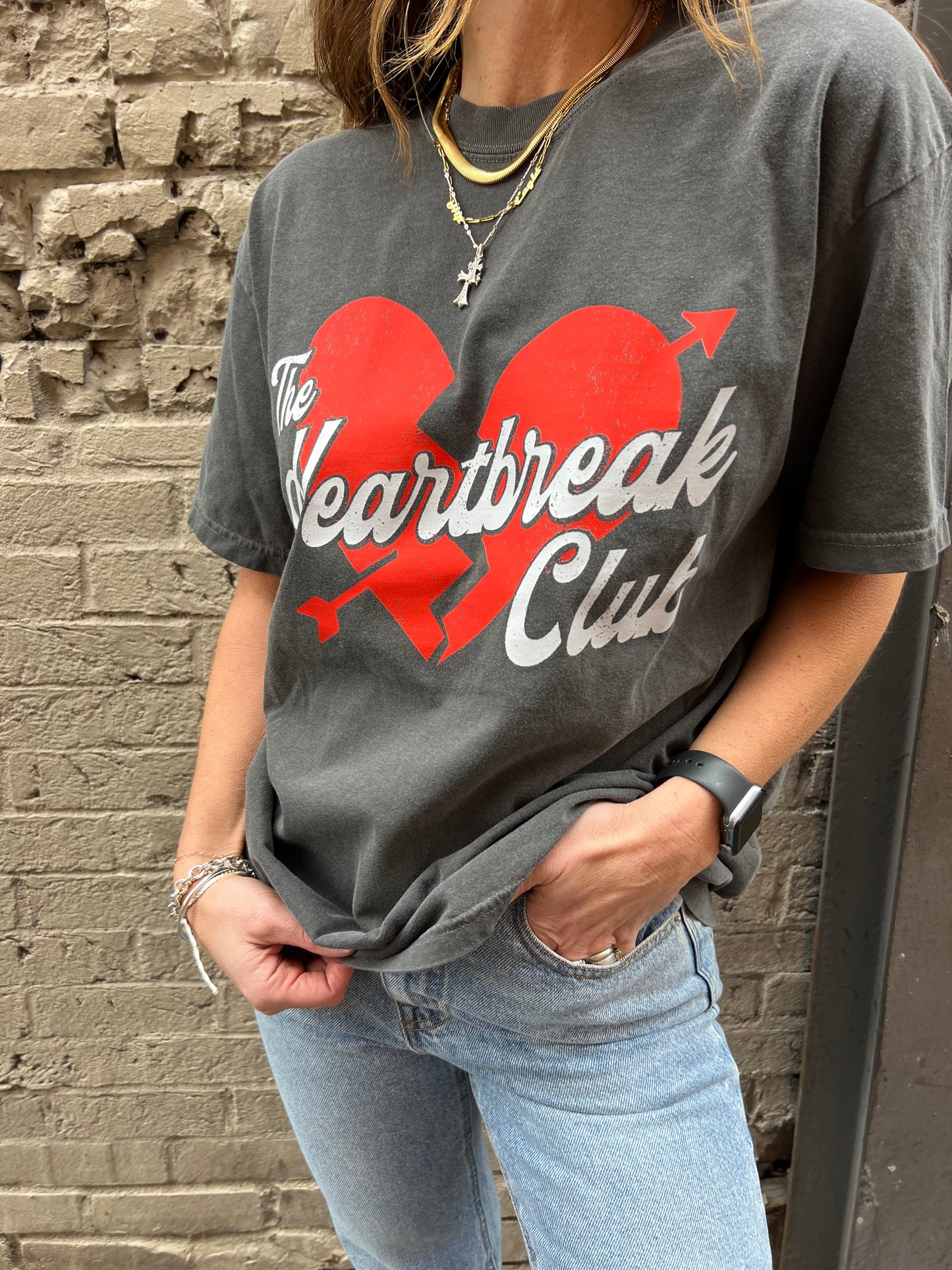 the heartbreaker club graphic tshirt