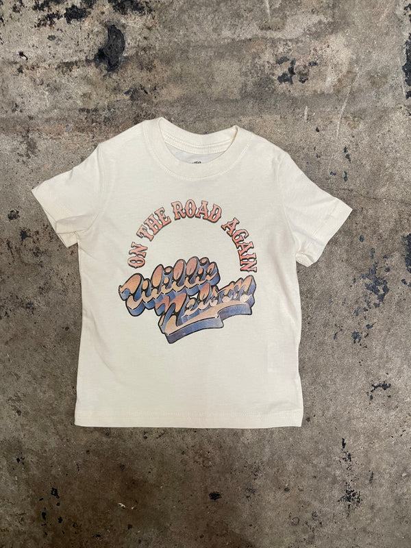 WILLIE NELSON ON THE ROAD AGAIN TEE