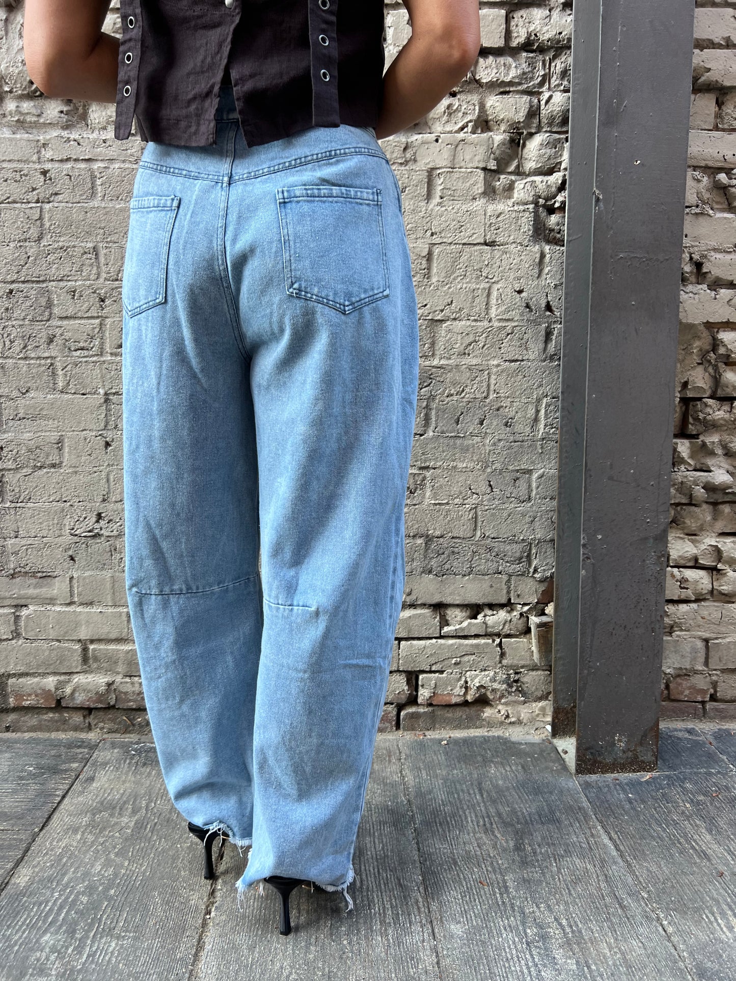 KNOX BARREL JEANS