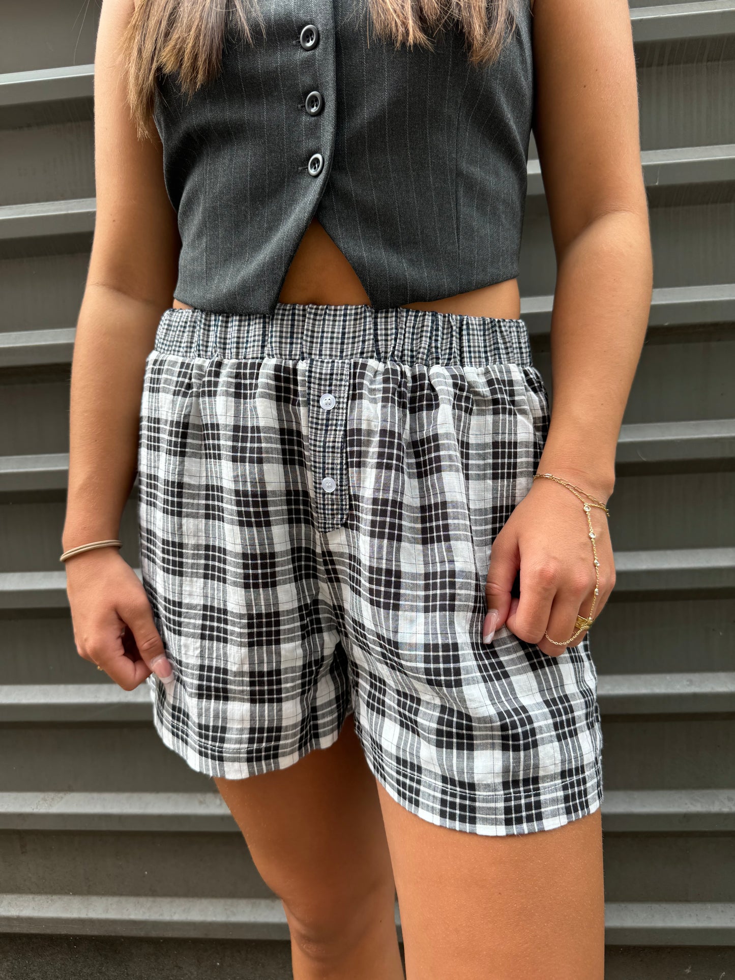 PREPPY PLAID BOXER SHORTS