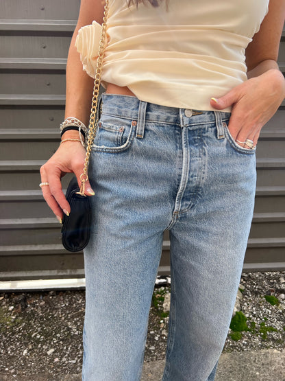 AGOLDE LOW SLUNG BAGGY DENIM JEANS