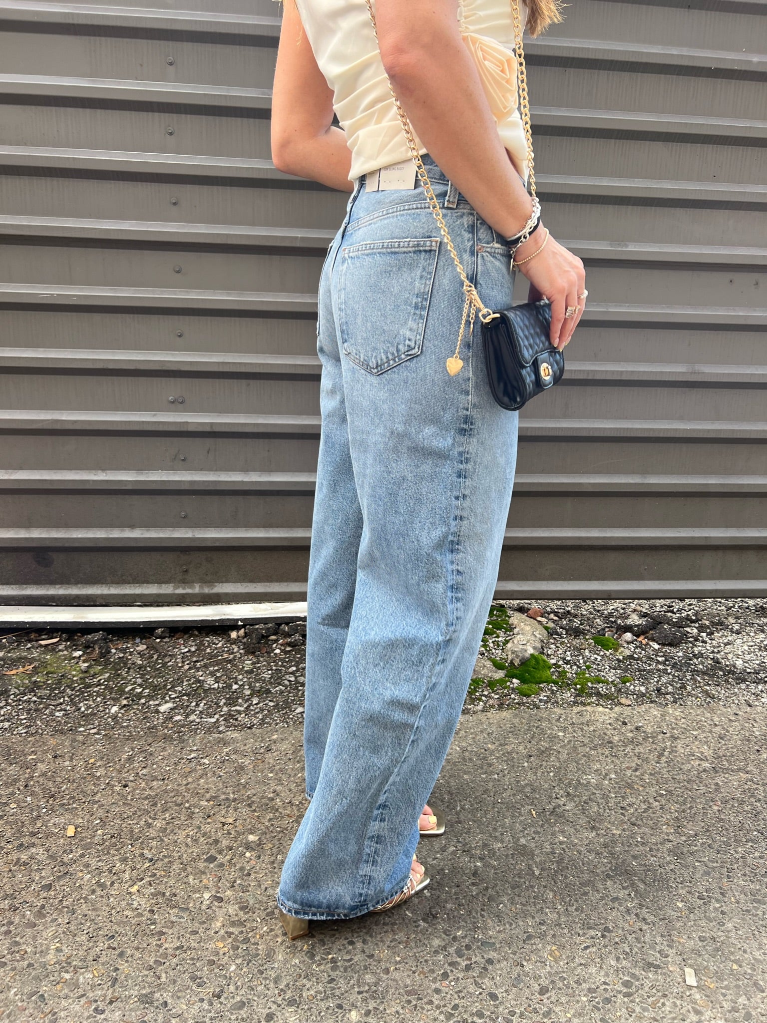 AGOLDE LOW SLUNG BAGGY DENIM JEANS