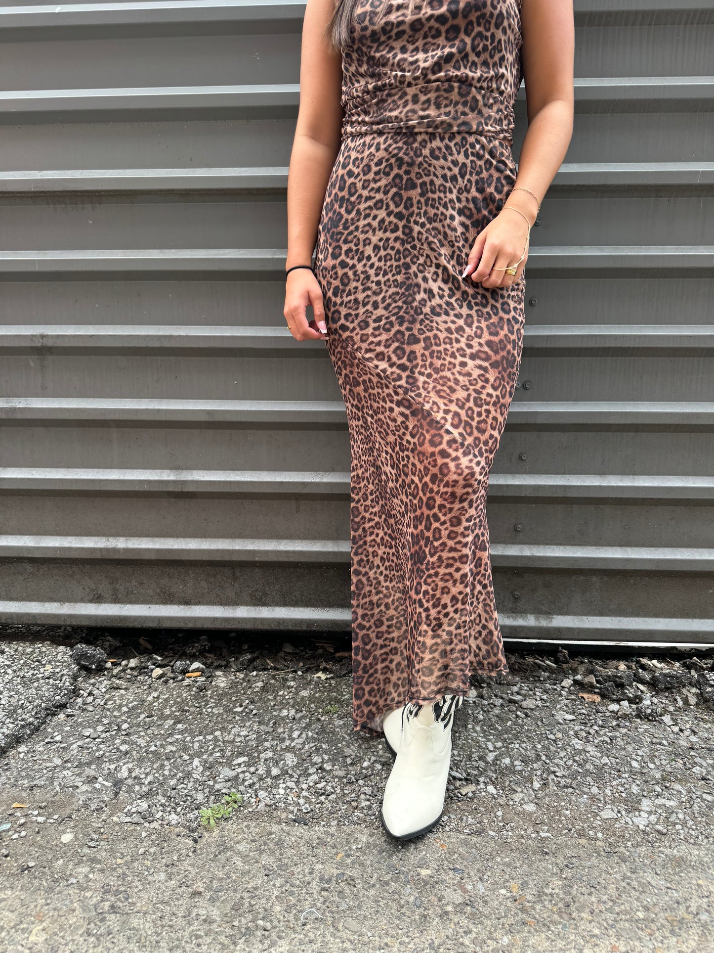 CATARINA LEOPARD MAXI SKIRT