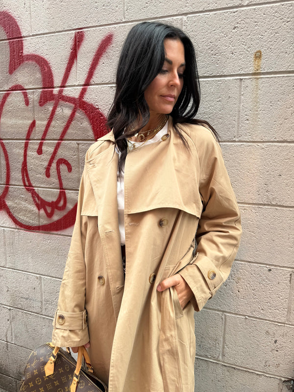 TRENCH COAT IN KHAKI