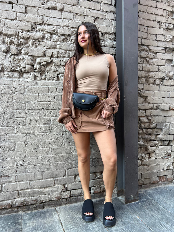 brown summer outfits
