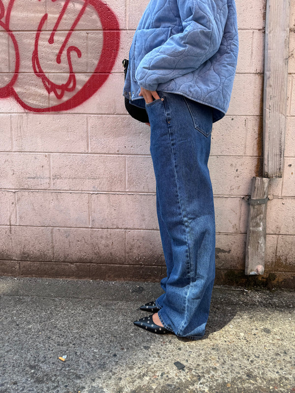 ABRAND 95 MID BAGGY BELLA JEANS