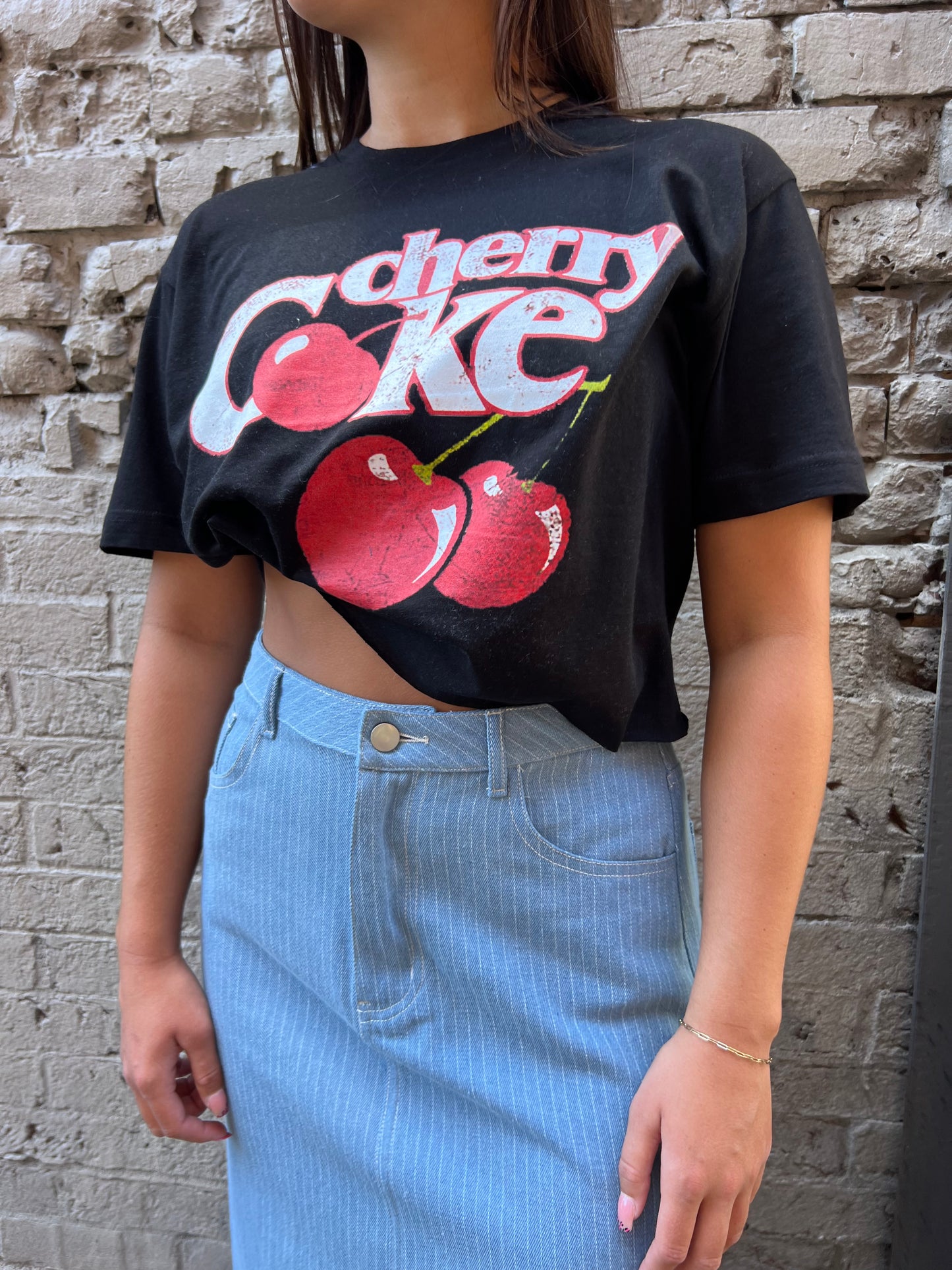 cherry coke graphics tshirt
