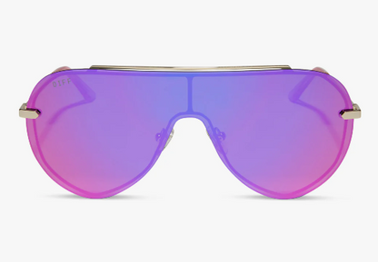 DIFF IMANI SUNNIES IN GOLD PINK RUSH