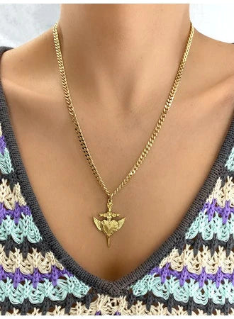 GO HERD GOLD NECKLACE - THE HIP EAGLE BOUTIQUE – The Hip Eagle