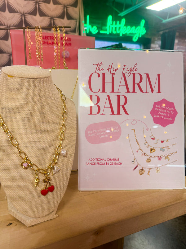 PEACE AND LUVER NECKLACE - THE CHARM BAR