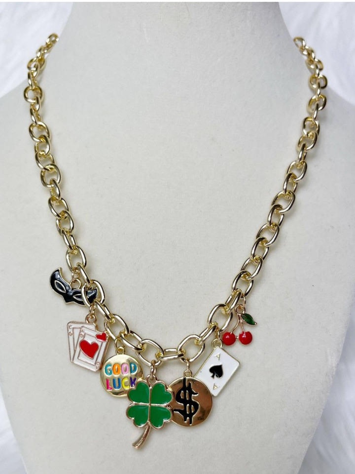 ONE OF A KIND CHARM NECKLACE