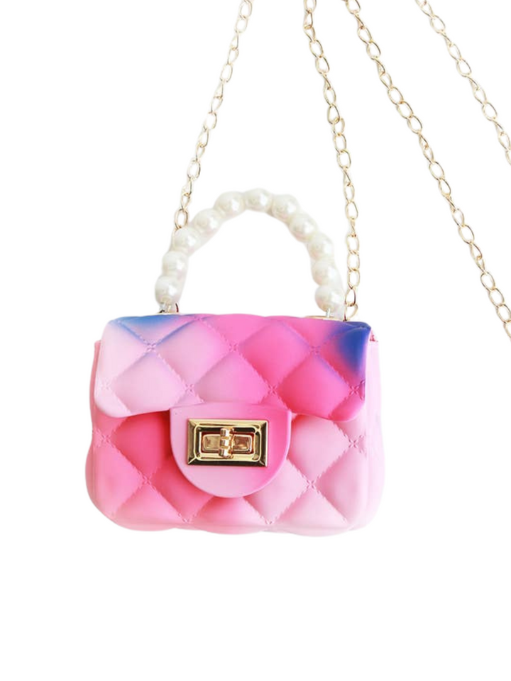 HOT PINK JELLY PURSE