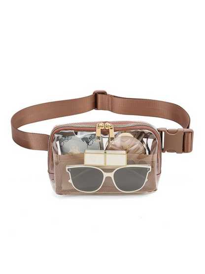 CLEAR BELT BAG