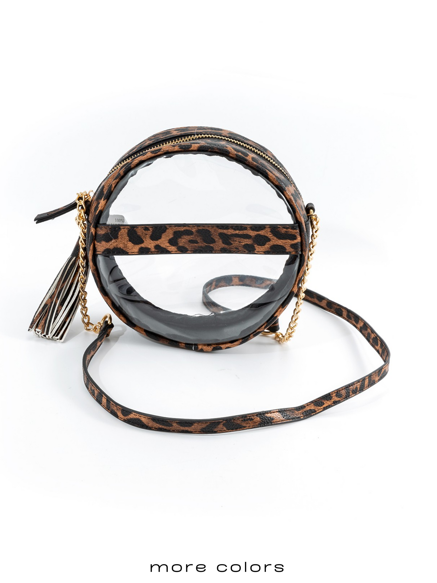 CLEAR ROUND CROSSBODY PURSE