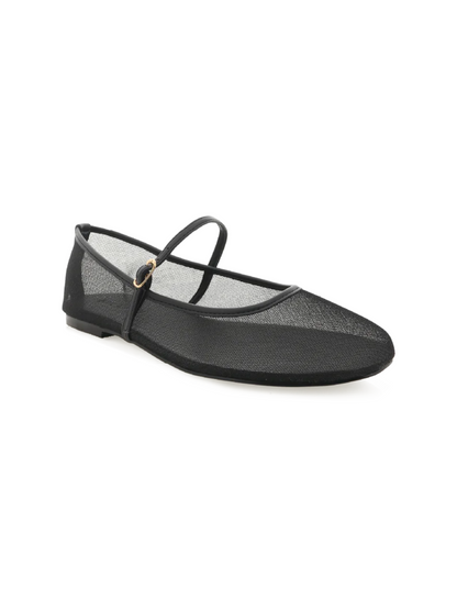 Billini Gilda black mesh ballet flat