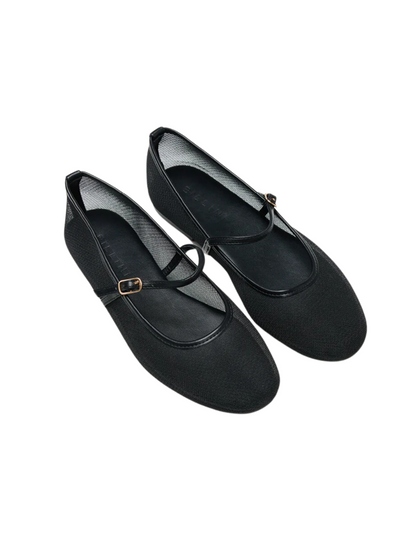 Billini Gilda black mesh ballet flat