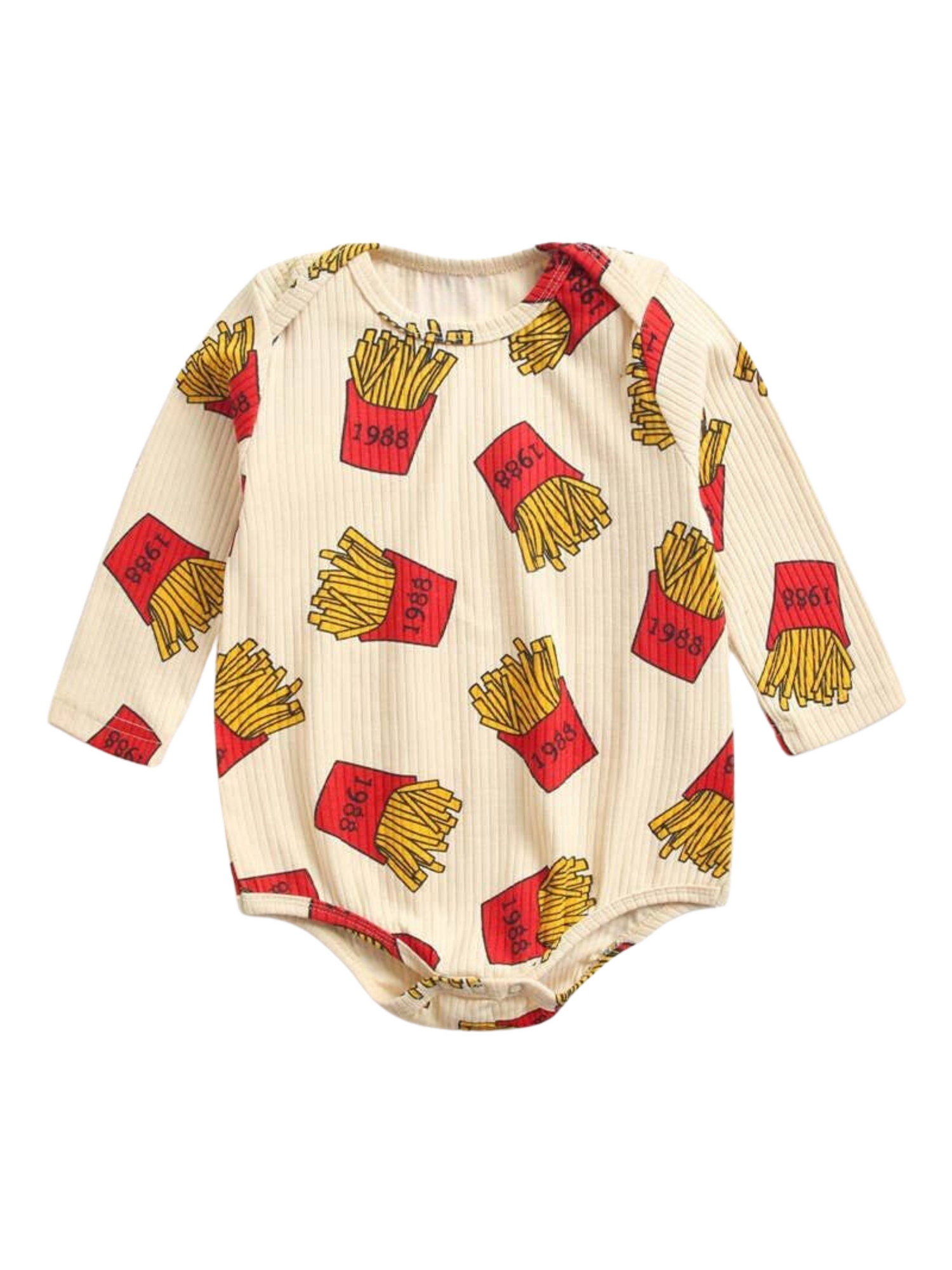 SIDE OF FRIES BABY ROMPER - THE LITTLE EAGLE BOUTIQUE 