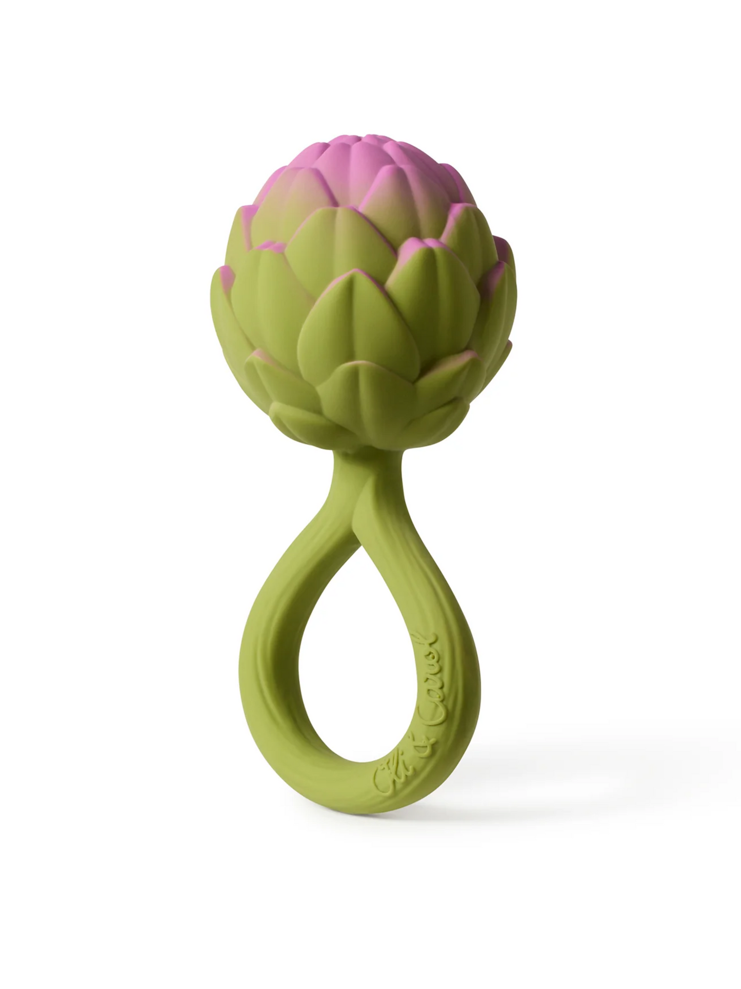 OLI & CAROL ARTICHOKE RATTLE TOY - THE LITTLE EAGLE BOUTIQUE