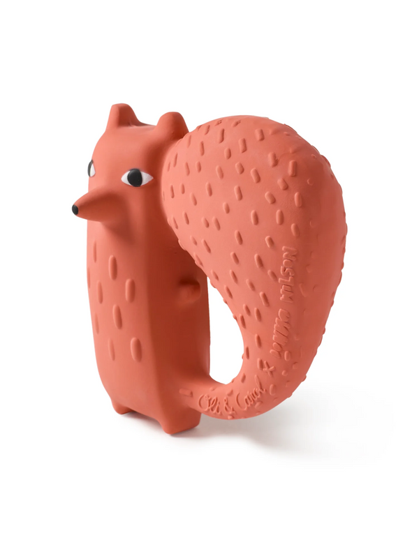 OLI & CAROL CYRIL SQUIRREL FOX TEETHER - THE LITTLE EAGLE BOUTIQUE