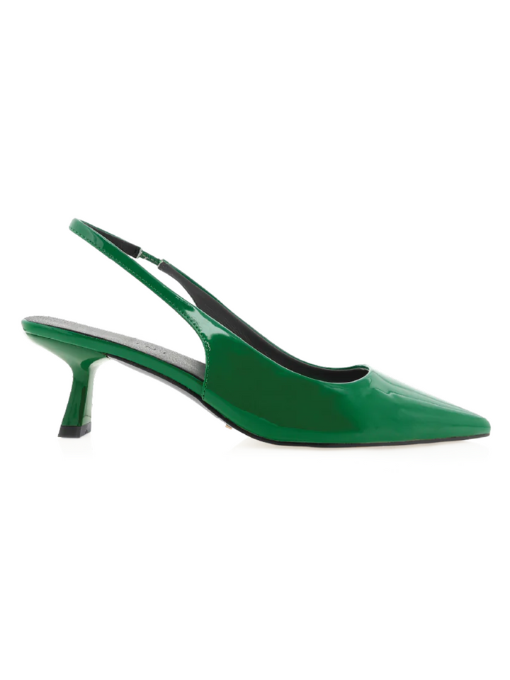 BILLINI AYLA POINTED PUMP IN FERN PATENT - THE HIP EAGLE BOUTIQUE