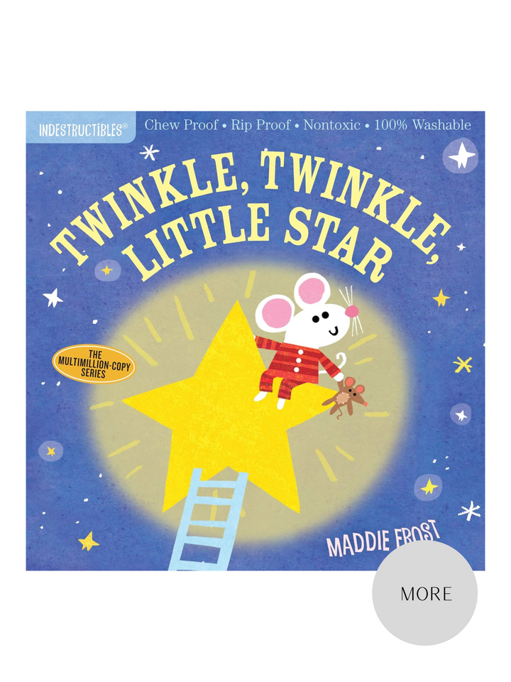 TWINKLE TWINKLE LITTLE STAR THE ORIGINAL INDESTRUCTIBLES BOOKS - THE LITTLE EAGLE BOUTIQUE