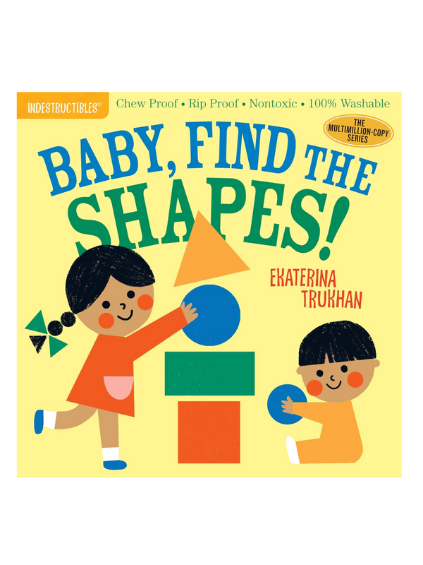 BABY FIND THE SHAPES THE ORIGINAL INDESTRUCTIBLES BOOKS - THE LITTLE EAGLE BOUTIQUE