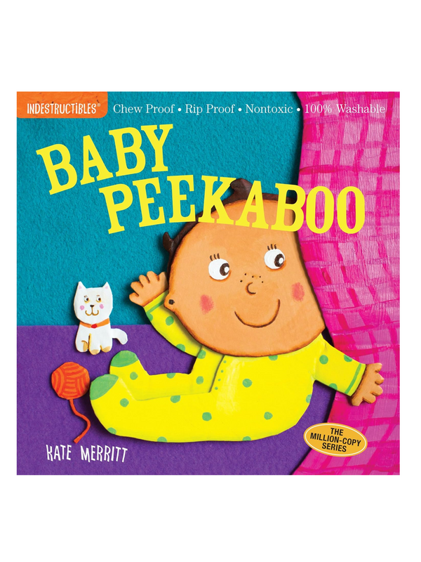 BABY PEEKABOO THE ORIGINAL INDESTRUCTIBLES BOOKS - THE LITTLE EAGLE BOUTIQUE