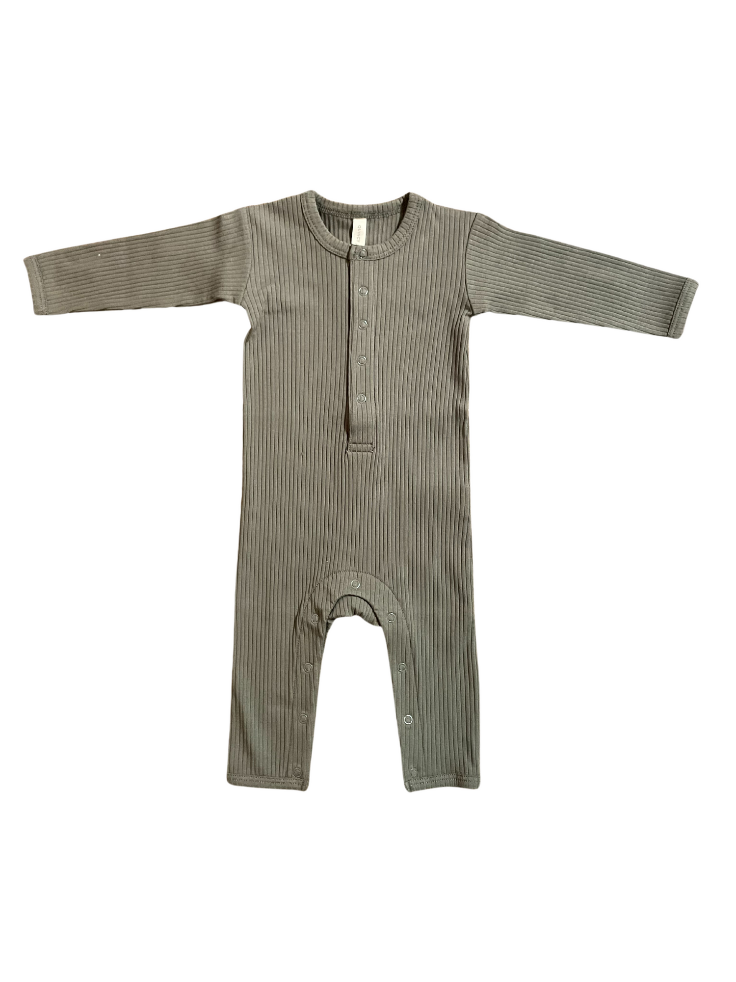 QUINCY MAE RIBBED JUMPSUIT IN FOREST - THE LITTLE EAGLE BOUTIQUE