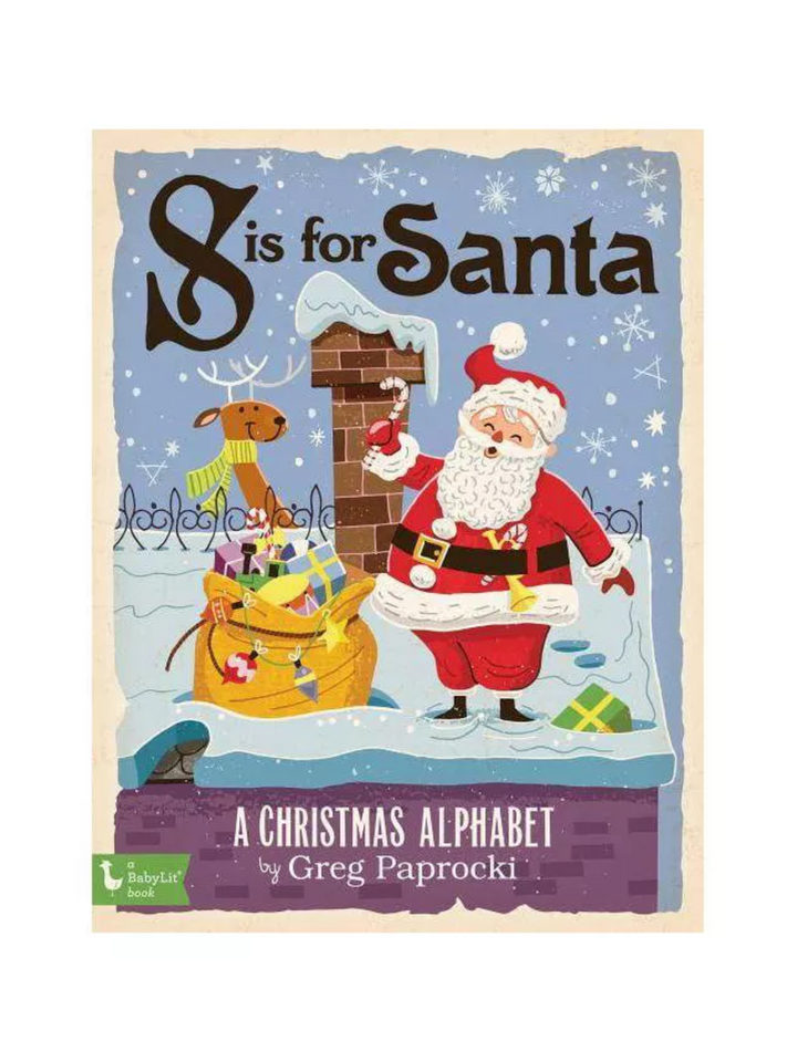 S IS FOR SANTA BOOK - THE LITTLE EAGLE BOUTIQUE